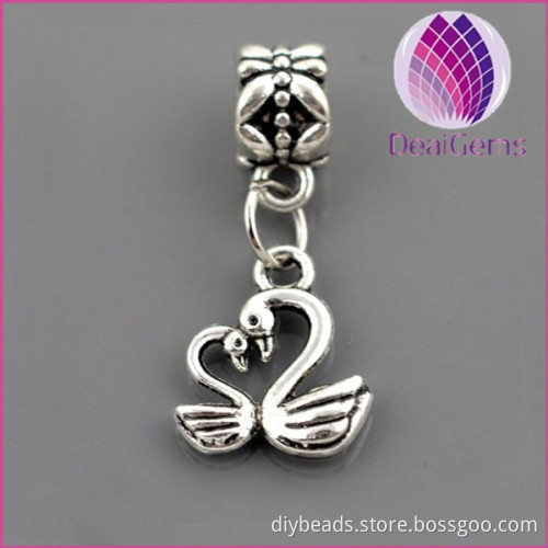 Fashional Animal Shape Love Swan Charms for Sale